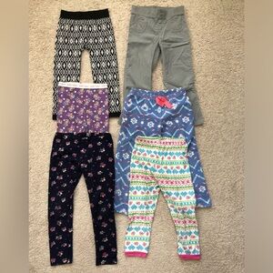 Girls pants 3 pair/ 3 sleepwear, Carters,Gymboree,Faded Glory,Jumping Bean,Ninas